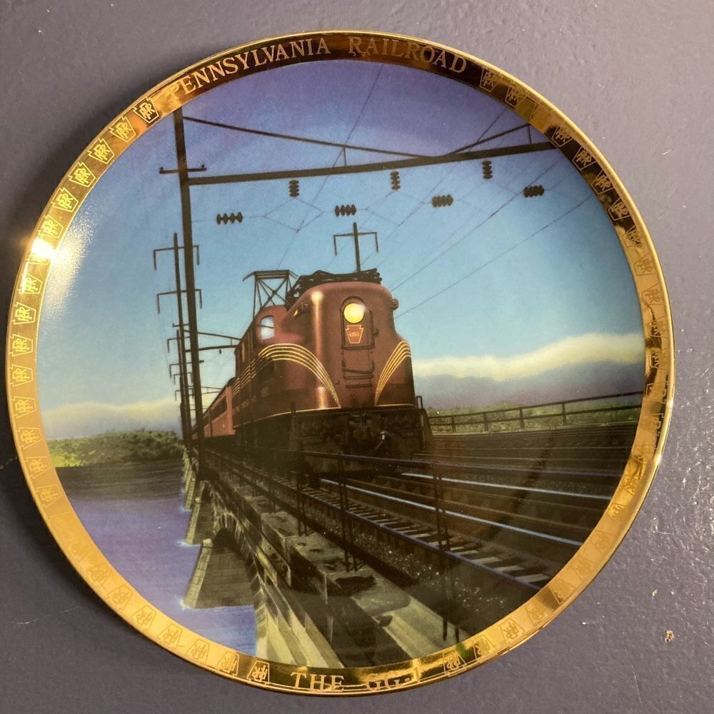 Pennsylvania Railroad Decorative Plate, Excellent